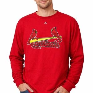 Majestic St. Louis Cardinals Men’s  Long Sleeve Tee 3XL Big